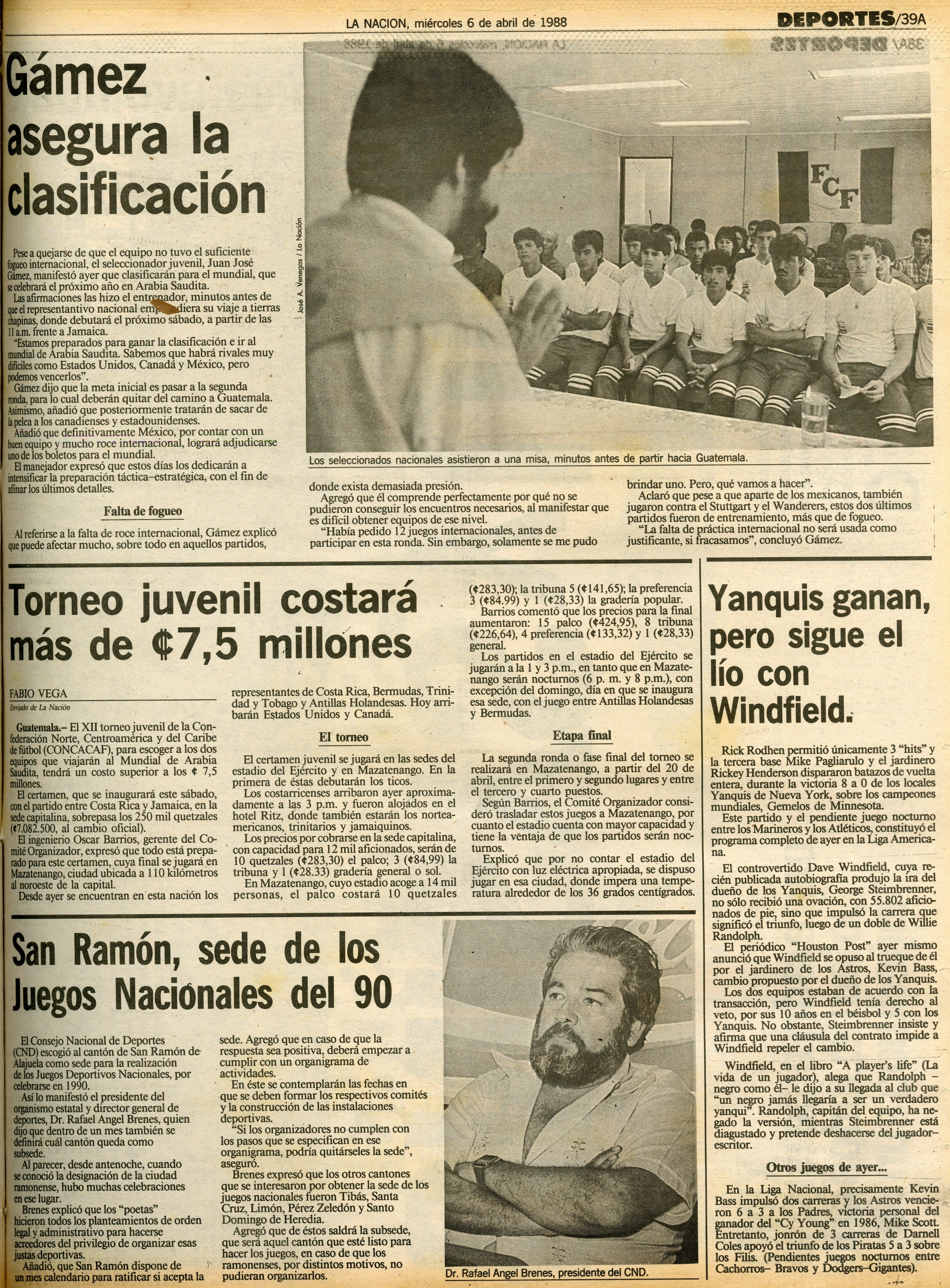 Juan José Gámez afirmó antes del torneo clasificatorio que Costa Rica iría al Mundial Sub-20 de Arabia Saudita pese a la falta de fogueos.