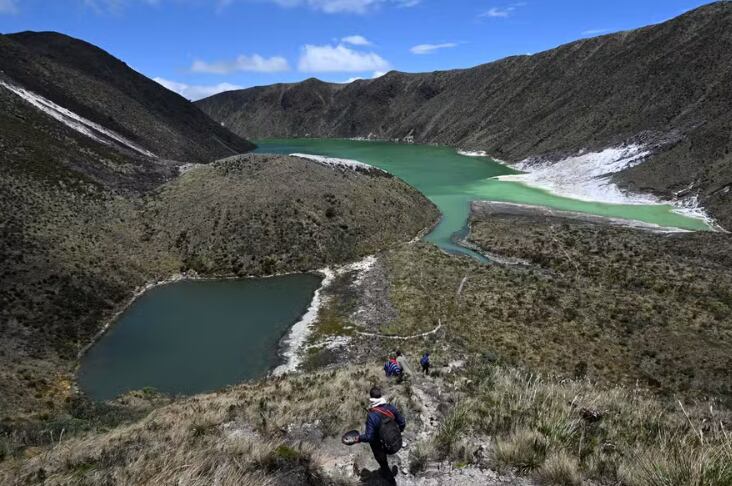 En 2017, la comunidad indígena pasto cerró el acceso al parque tras el deterioro causado por el turismo masivo, con hasta 1.500 visitantes diarios. Foto: Joaquin Sarmiento / AFP