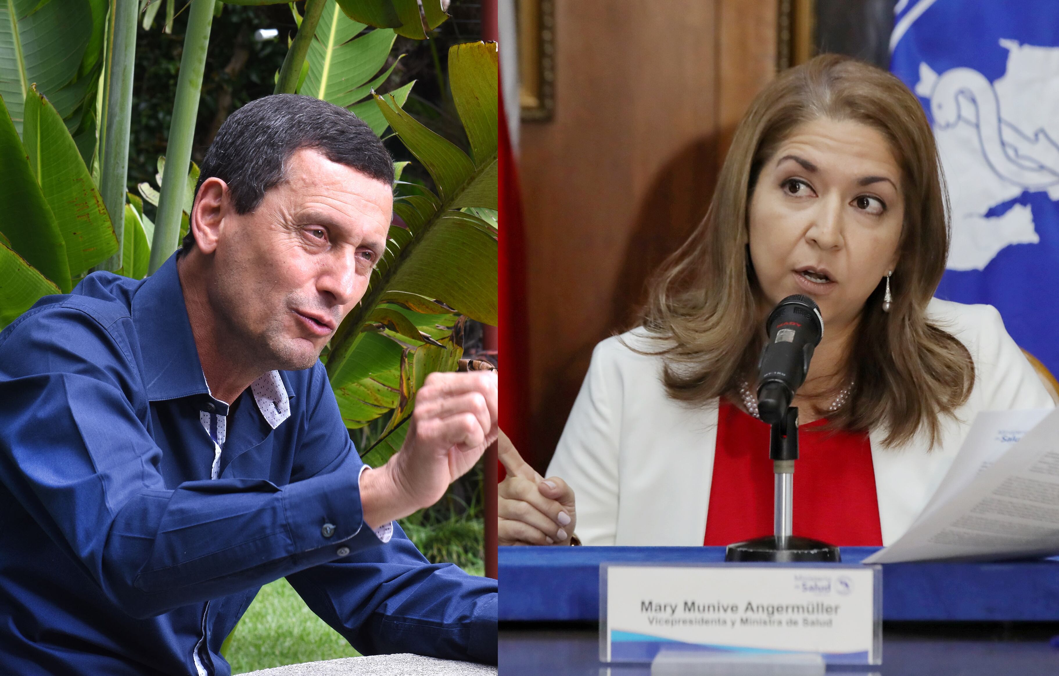 Mary Munive y Gustavo Gutiérrez