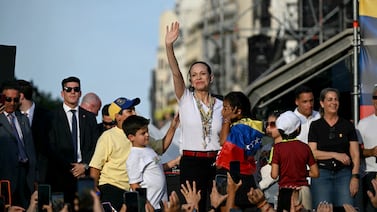María Corina Machado pide a miles de venezolanos en Madrid que preparen el regreso