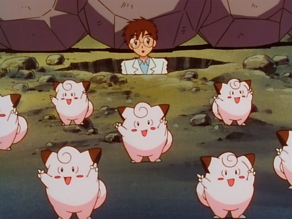 La mascota pensada para la franquicia era Clefairy que fue el compañero del protagonista en uno de los primeros mangas de Pokémon.