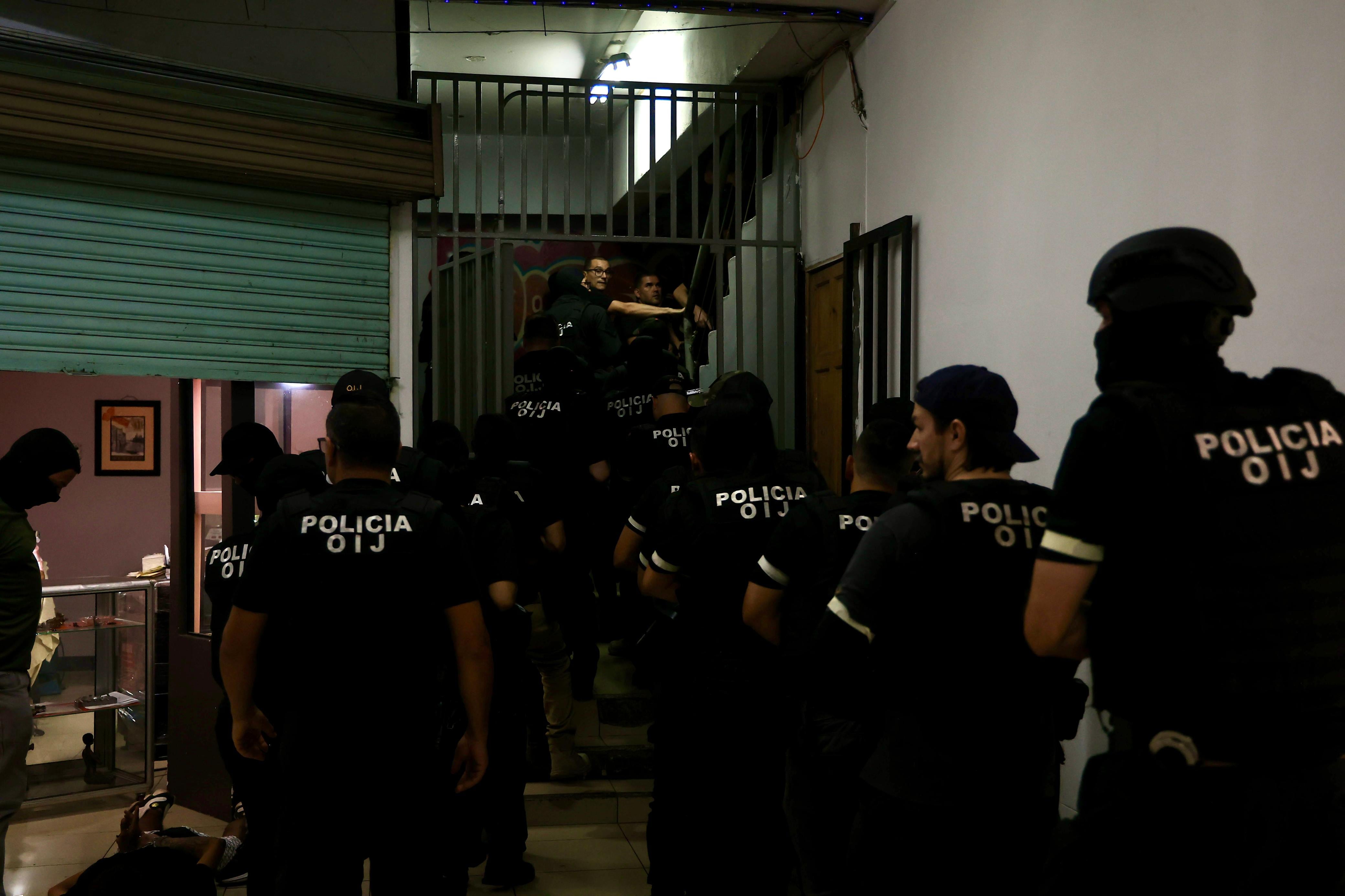 Allanamiento de la Sección Penal Juvenil en San José