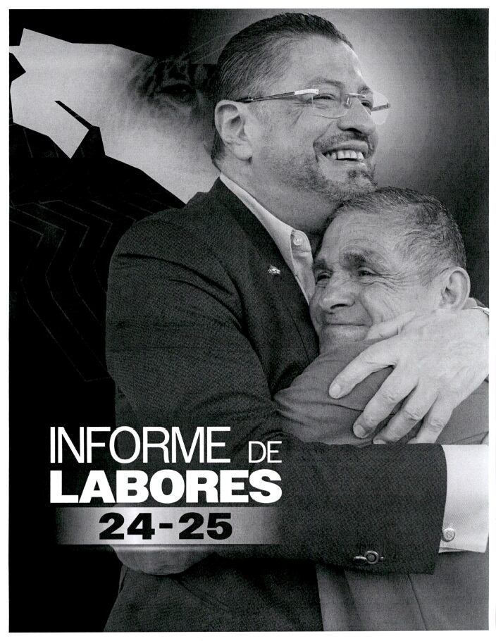 El presidente Rodrigo Chaves presentó su documento de informe de labores para el período 2024-2025 a la Asamblea Legislativa. Es una obligación que tiene por ley.