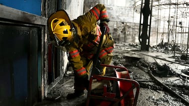 120 bomberos controlaron el incendio en Ciudad del Este, Curridabat, en solo 20 minutos. Estas fueron las áreas más afectadas