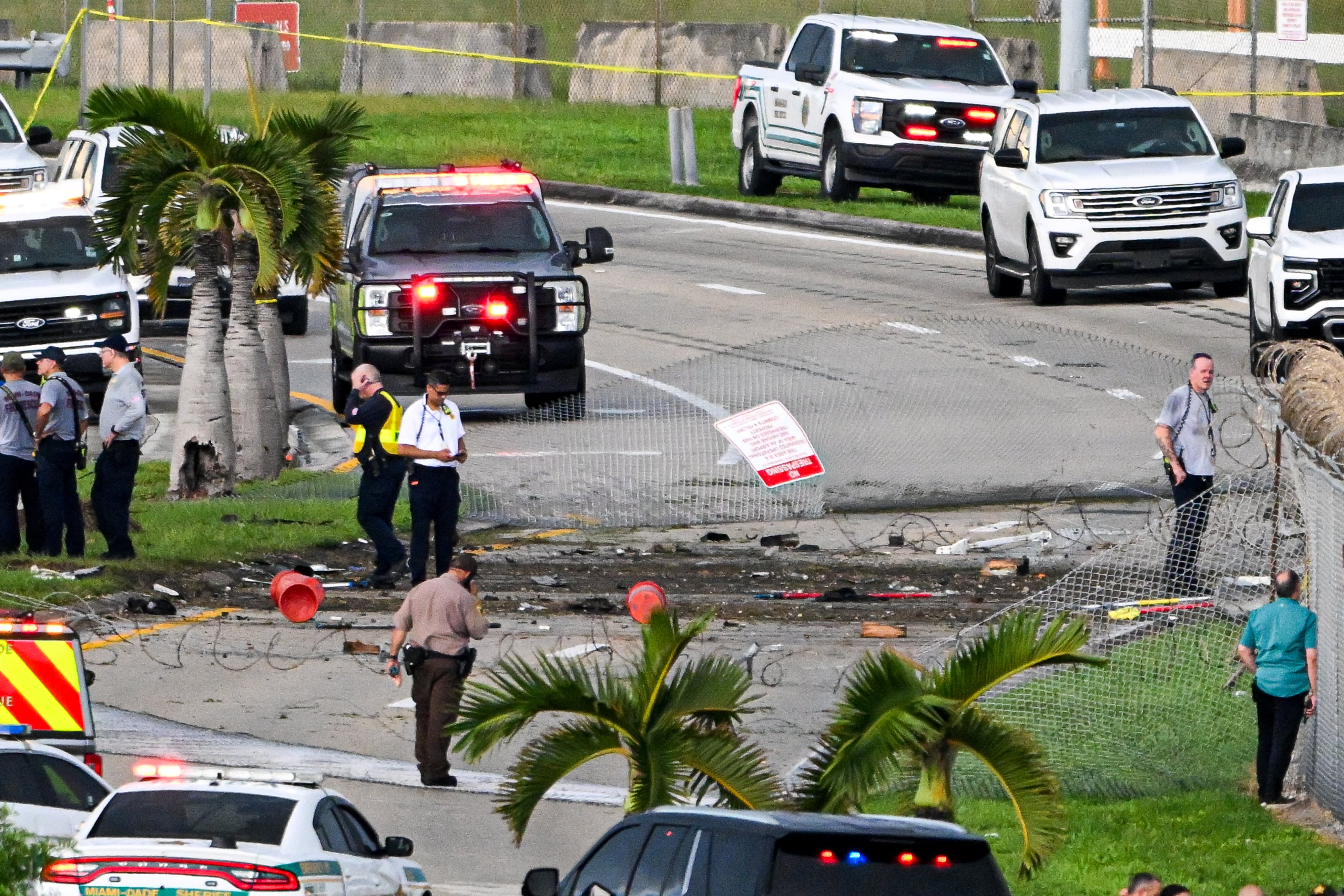 El accidente ocurrió cerca de Perimeter Road, al sur de South 3rd Street.