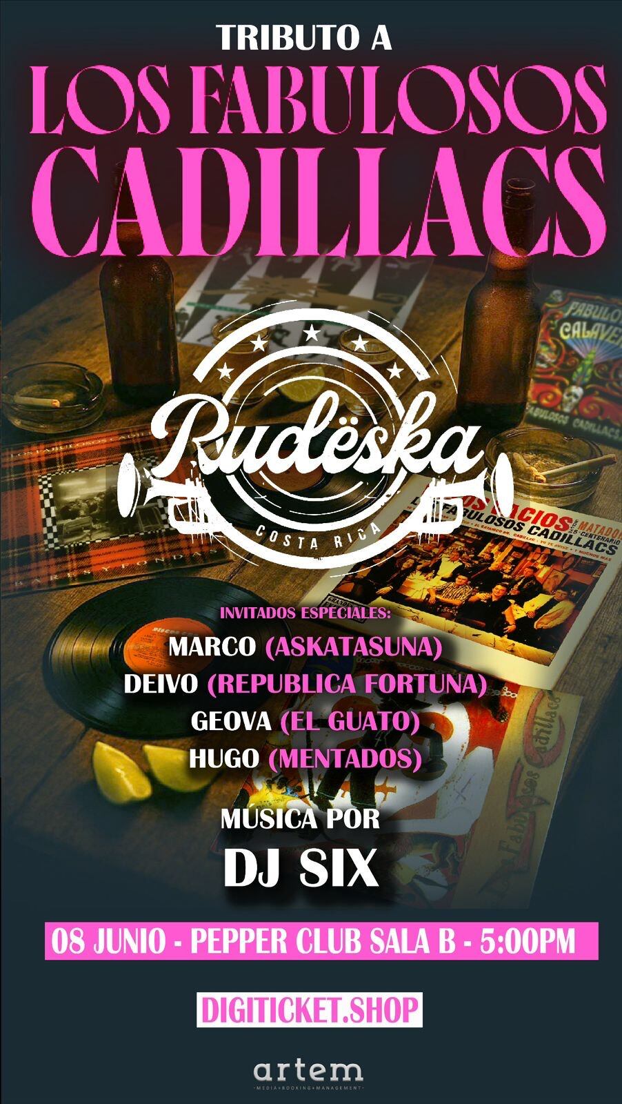 Rudeska hará un homenaje a los Fabulosos Cadillacs con invitados especiales.