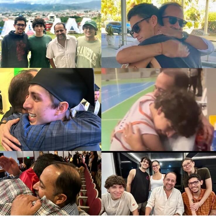 Adriana Durán también dedicó un mensaje del Día del padre desde la distancia. 'Al que siempre está ahí, nunca falla, da amor y apoyo incondicional', escribió en la publicación.