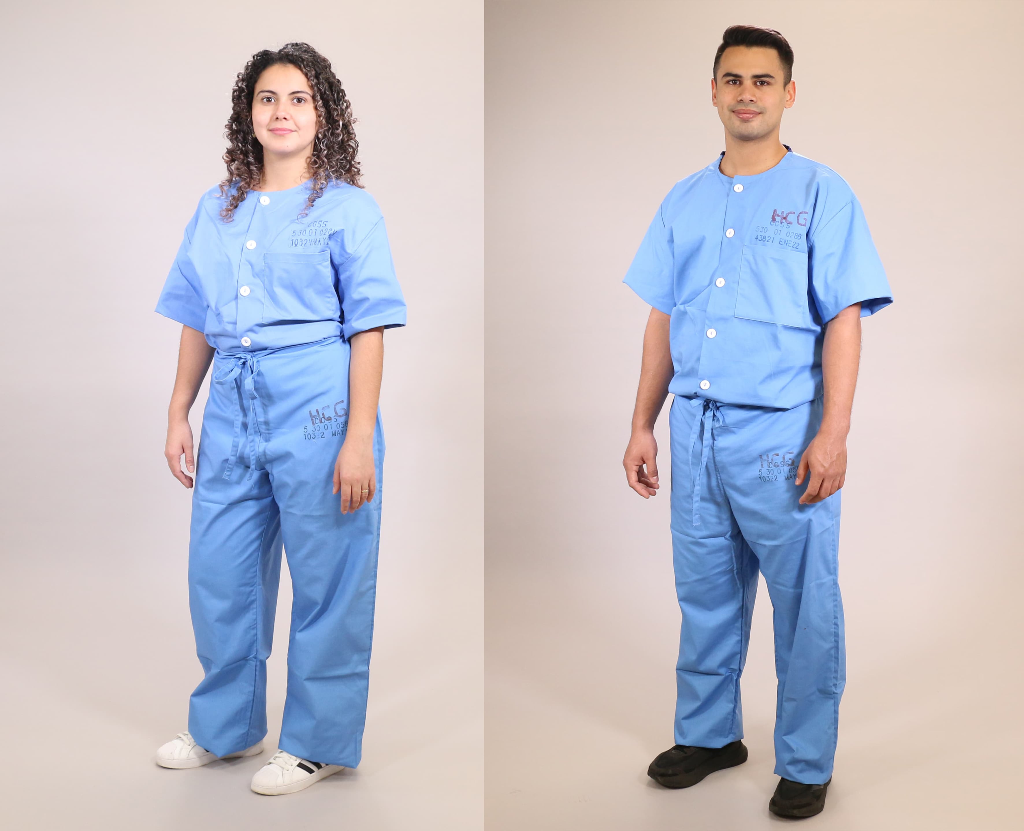 Hombres y mujeres utilizarán pijama celeste en la CCSS.
Fotografía: CCSS