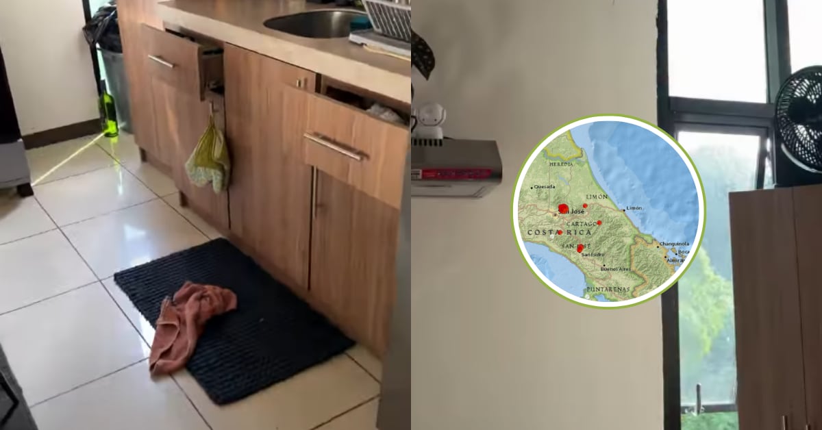 Alex Alvarado mostró cómo quedó su departamento tras los temblores.