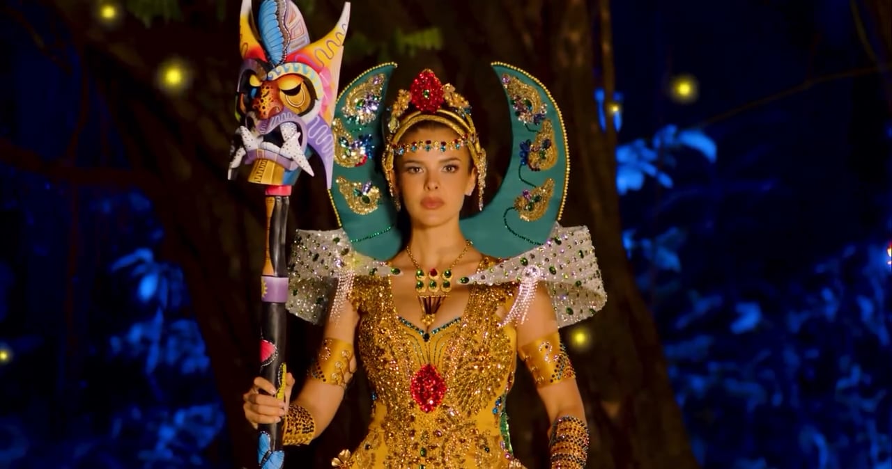 Miss Universo Costa Rica reveló el traje de la reina costarricense Mahyla Roth .