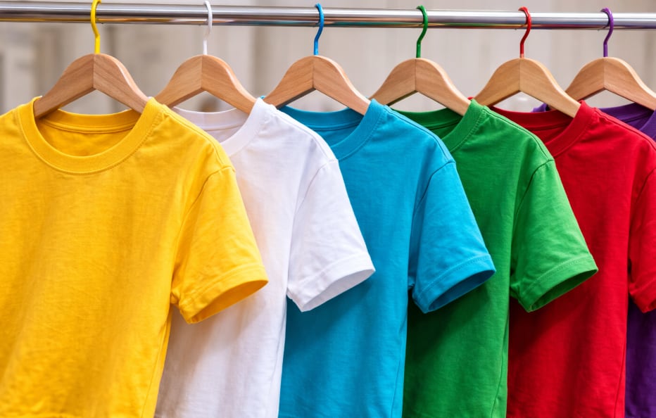 Camisetas colores