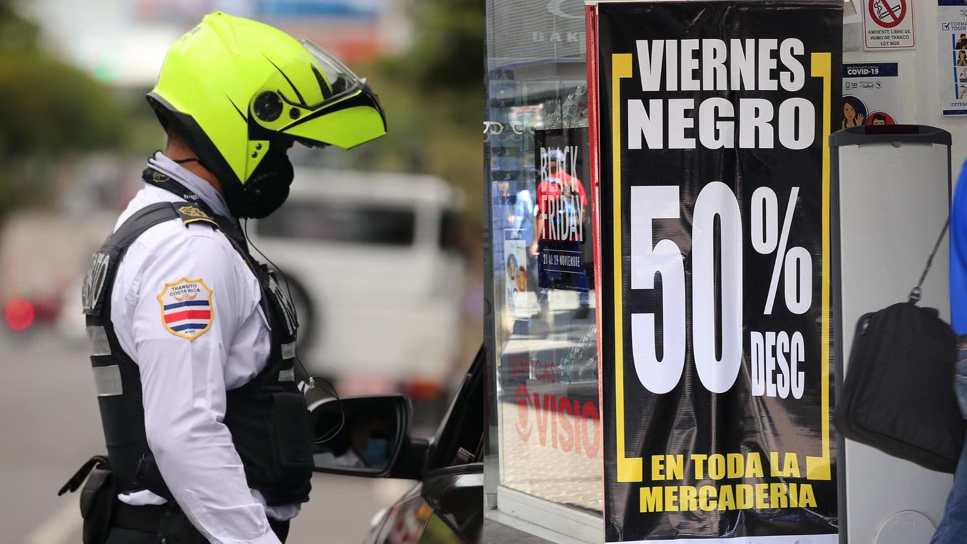 Operativos de tránsito en Viernes Negro