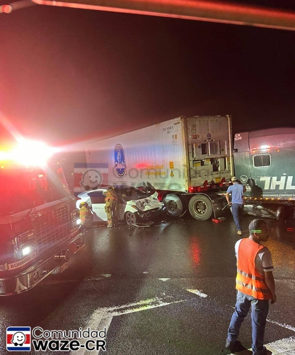 Accidente rotonda ruta 32