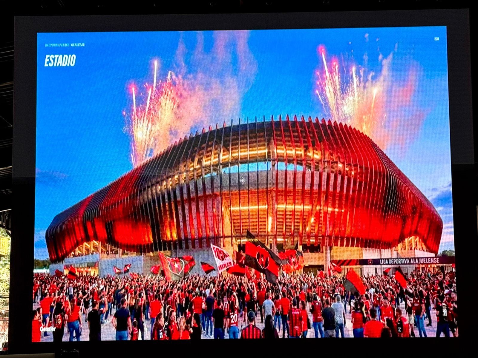 Liga Deportiva Alajuelense presentó el anteproyecto del nuevo estadio y el diseño final podría tener algunos cambios.
