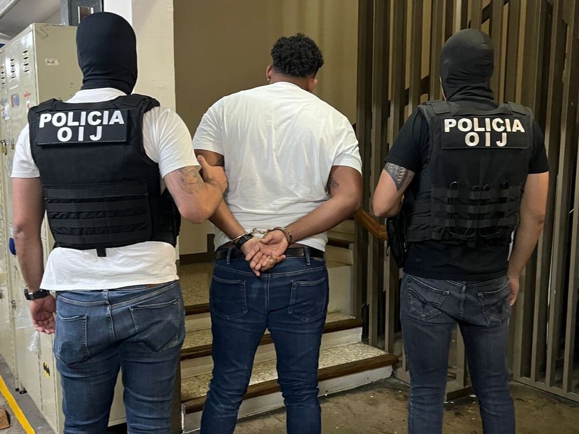 Jordi Picado,. Alias "Noni", es el quinto tico que sería extraditado a Estados Unidos.