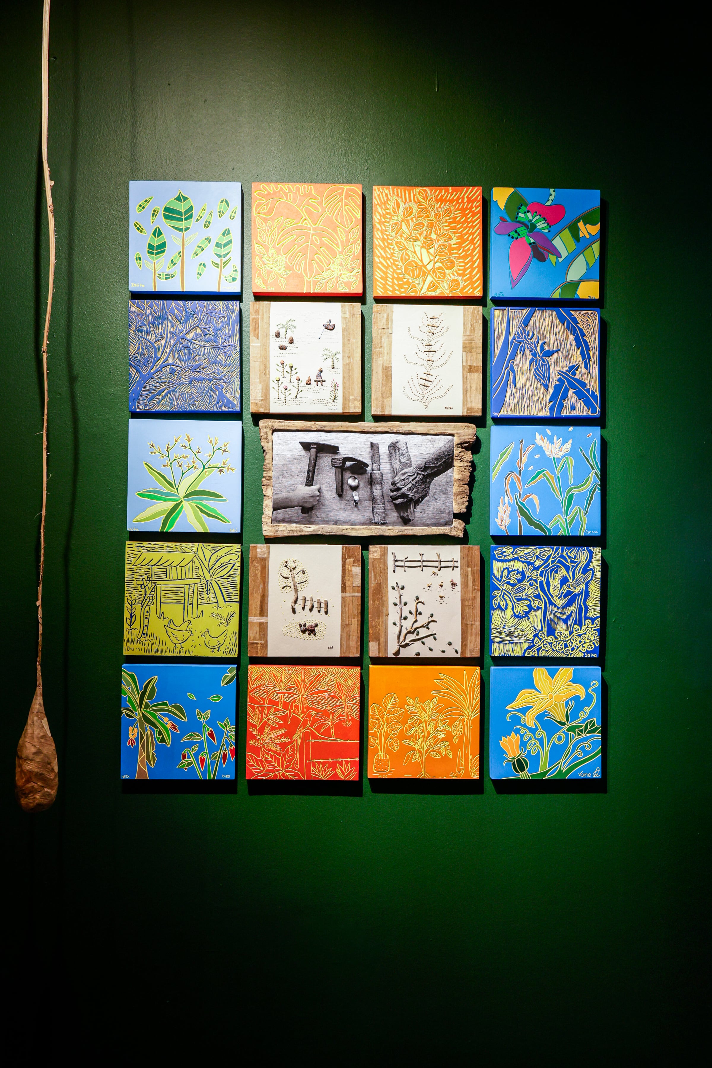 Obra creada por mujeres del proyecto del Museo de Punta Islita, Guanacaste.