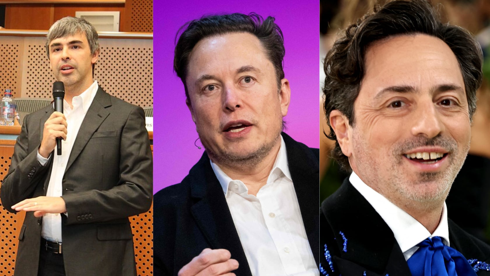 Elon Musk sigue como la persona más rica del mundo, mientras Google impulsa el ascenso de Larry Page y Sergey Brin.