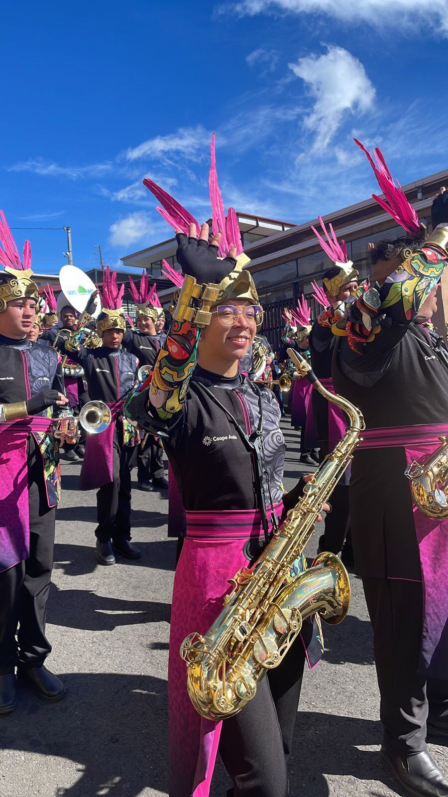 La Banda Municipal de Zarcero recibió un reconocimiento en su pueblo.