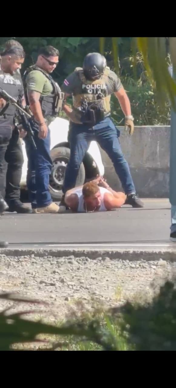 Samudio Díaz fue detenido por agentes del OIJ de Limón. El sospechoso tenía orden de captura por un caso de homicidio ocurrido cerca de un casino en la provincia del Caribe.