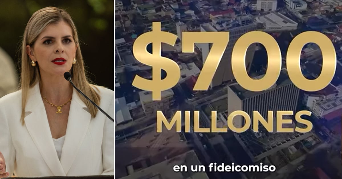 El gobierno de Laura Fernández destacó la cifra de los $700 millones en la cadena nacional de radio y televisión del domingo.
