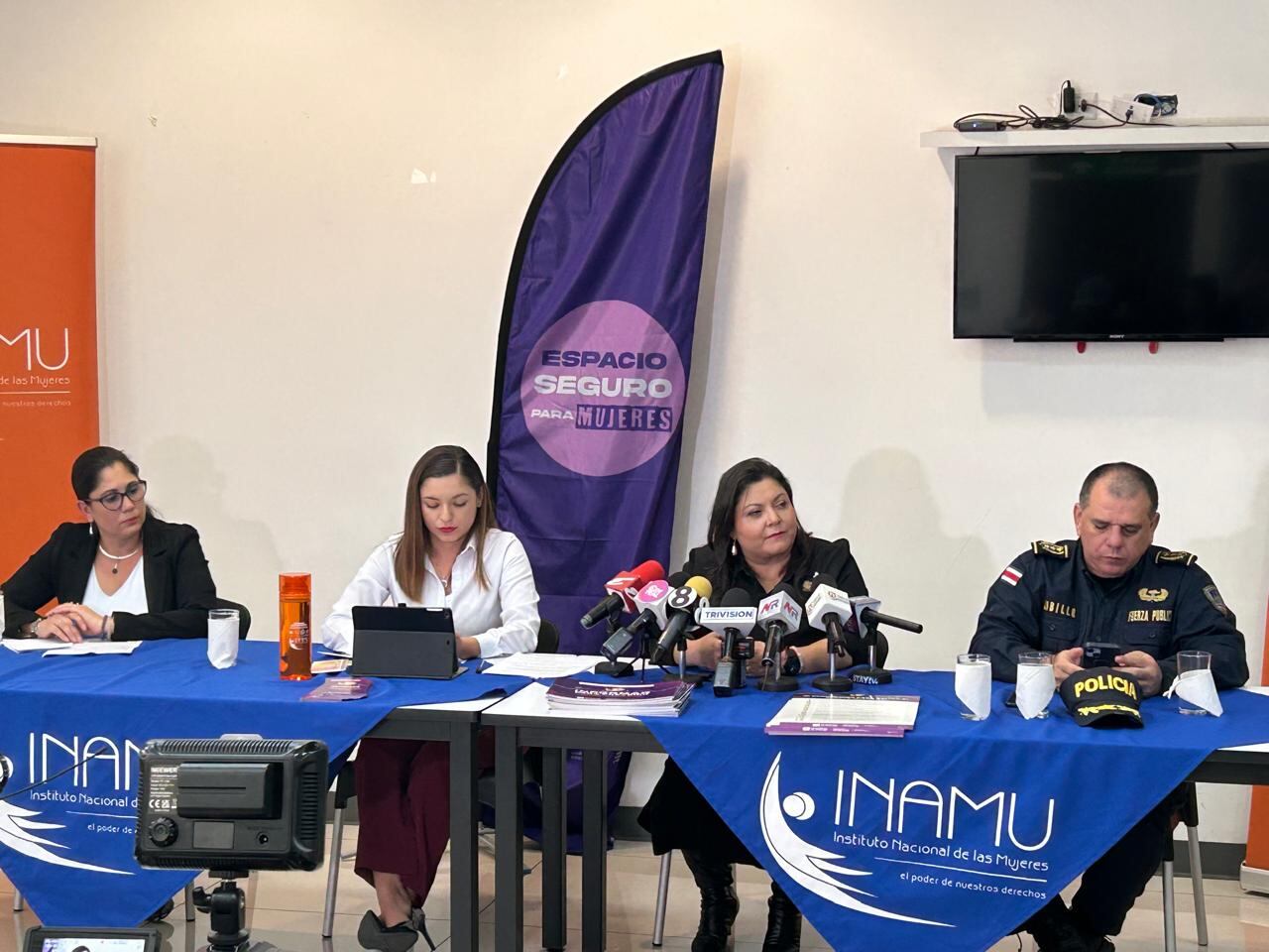 Conferencia de prensa Inamu sobre aumento de femicidios