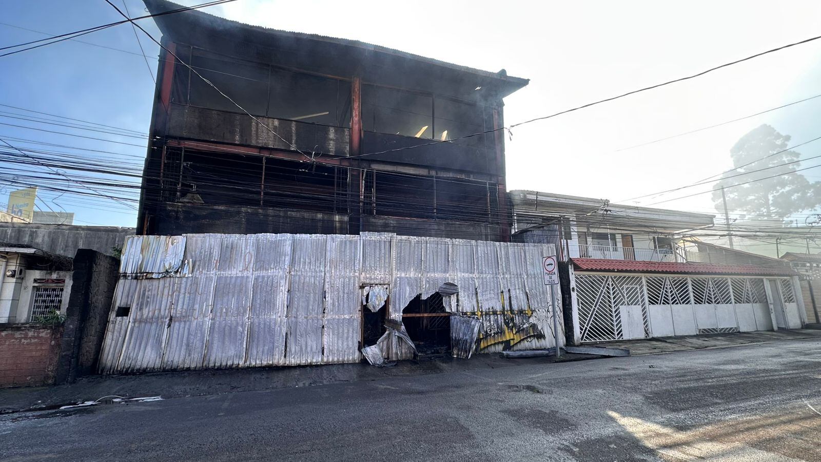 Incendio en Montes de Oca