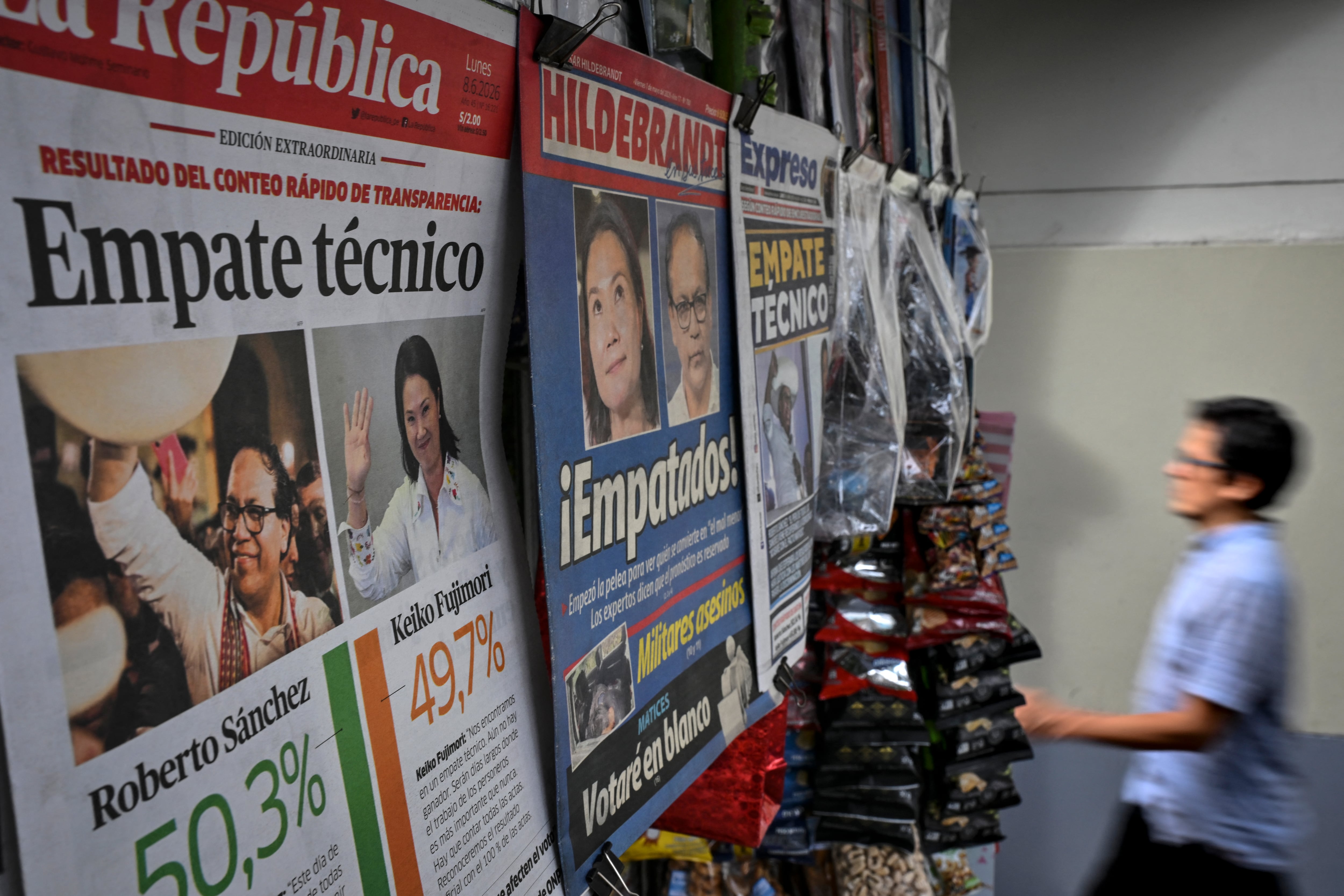Resultado final de segunda ronda presidencial en Perú podría demorar dos semanas o más