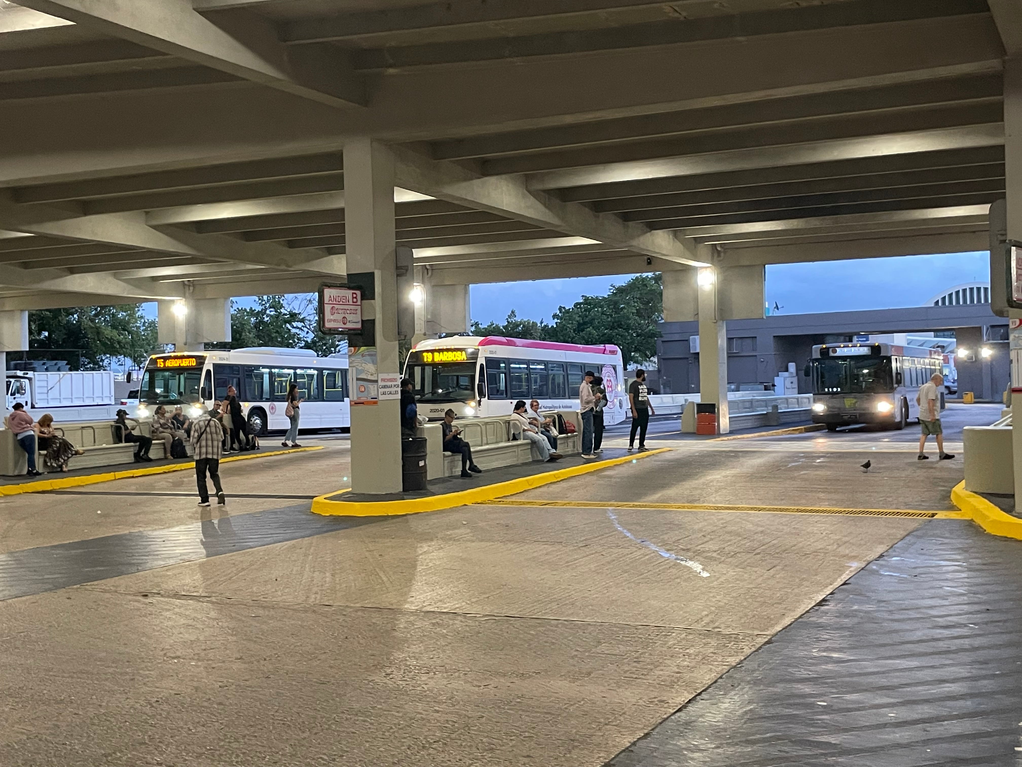 Estación autobuses Viejo San Juan.