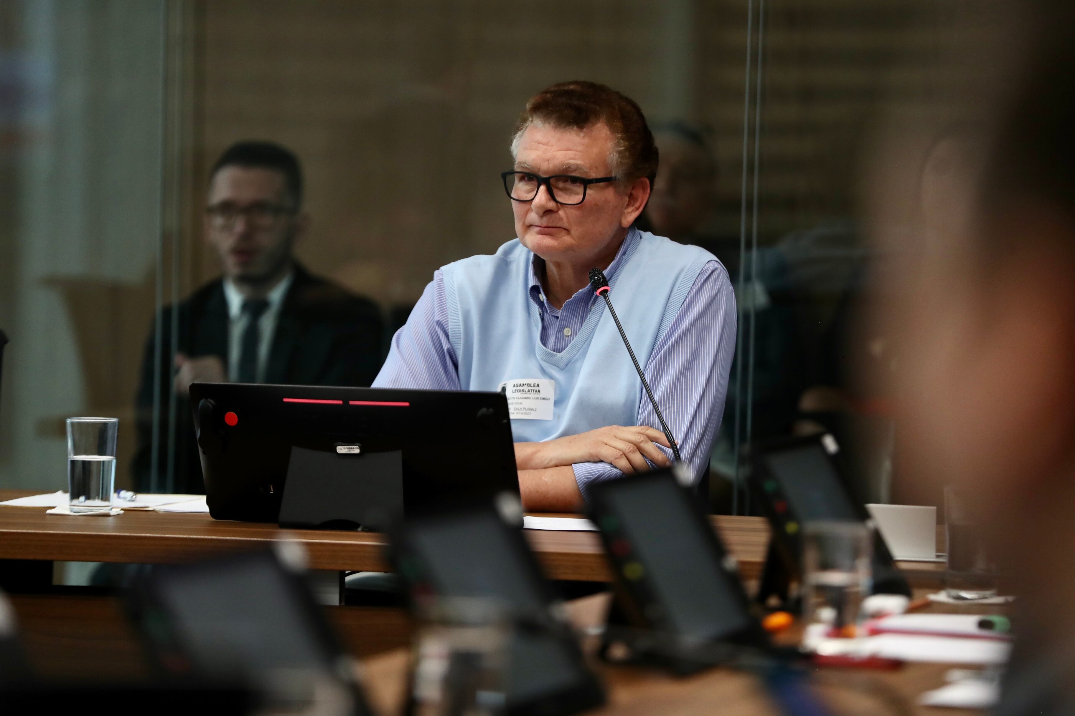 18/09/2023, San José, Asamblea Legislativa, comparecencia de Luis Diego Soto Clausen en la comisión de financiamiento de partidos políticos.