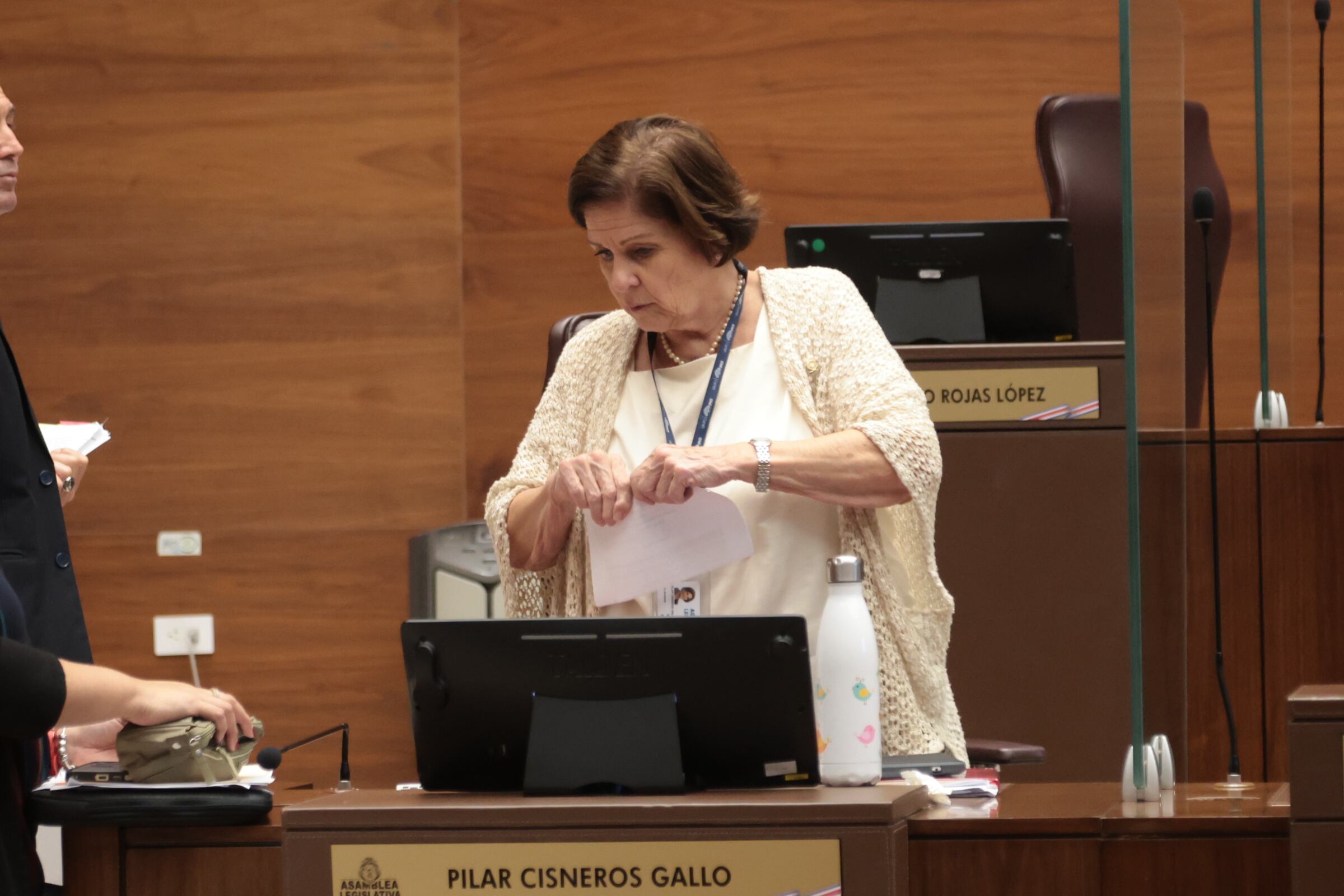 22/10/2025/ Elección de la comisión de levantamiento de inmunidad de Rodrigo Chaves en en el plenario de la Asamblea Legislativa / Foto John Durán