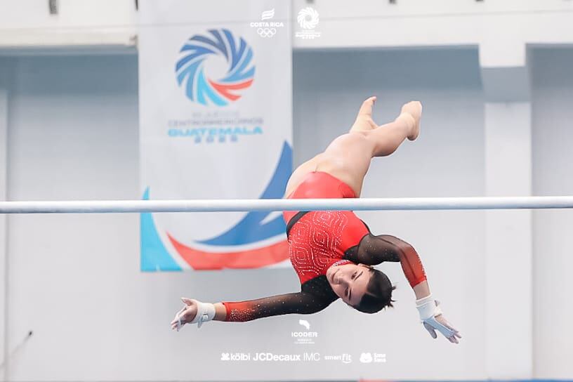 Juegos Centroamericanos Guatemala 2025 Ariel Villalobos. Anillas oro Franciny Morales bronce en salto Rachel Rodríguez, plata en Asimétricas 18 de octubre del 2025 Cortesía: Comité Olímpico