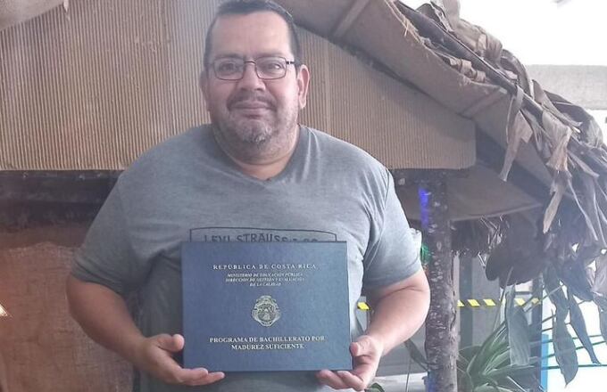 Andrés logró culminar con éxito una tarea que tenía pendiente desde hace 30 años