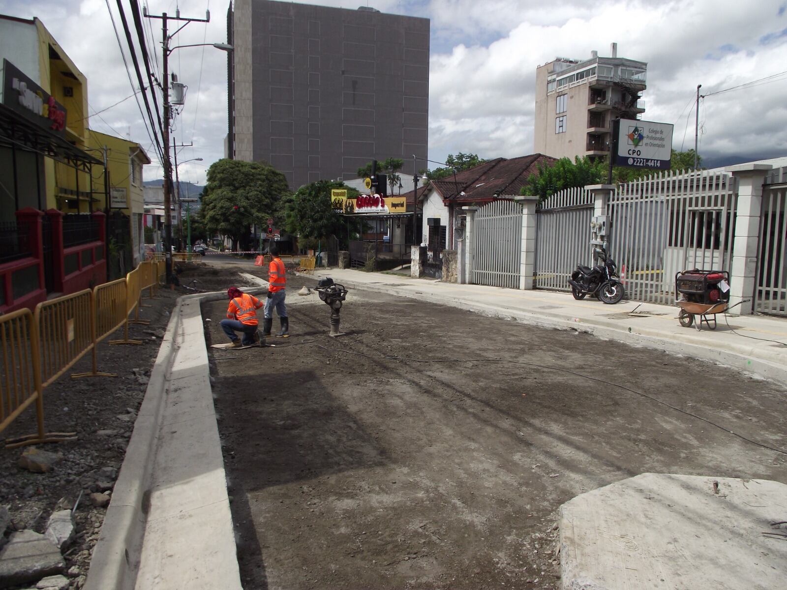 La calle 21 de San José estará lista en noviembre. El MOPT anunció cierres viales desde el 26 de agosto para finalizar las obras.