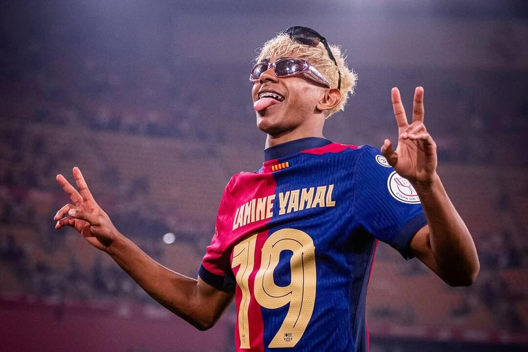 Esto respondió Lamine Yamal ante la pregunta sobre su pelo teñido.