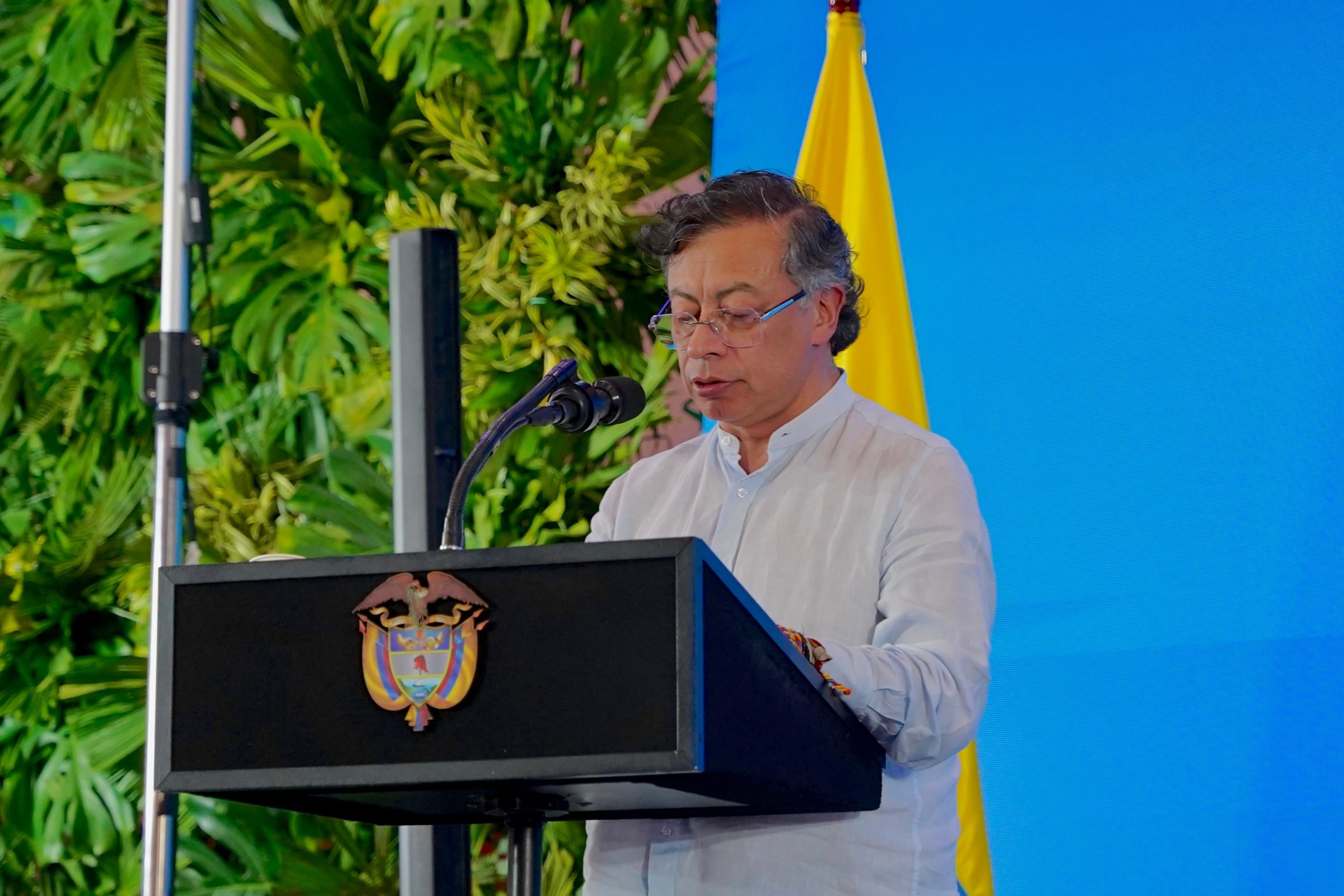 El presidente de Colombia, Gustavo Petro.