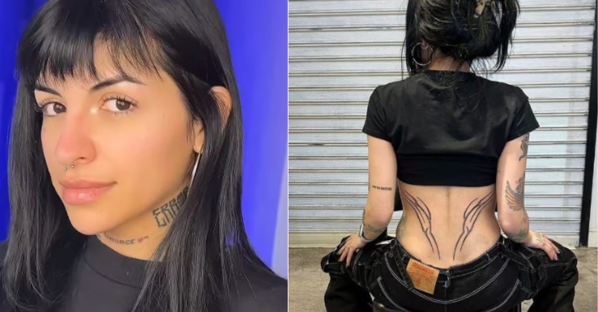 Julieta Emilia Cazzuchelli, conocida como Cazzu, es una reconocida cantante argentina de trap, se sometió a algunos cambios estéticos y un tatuaje.