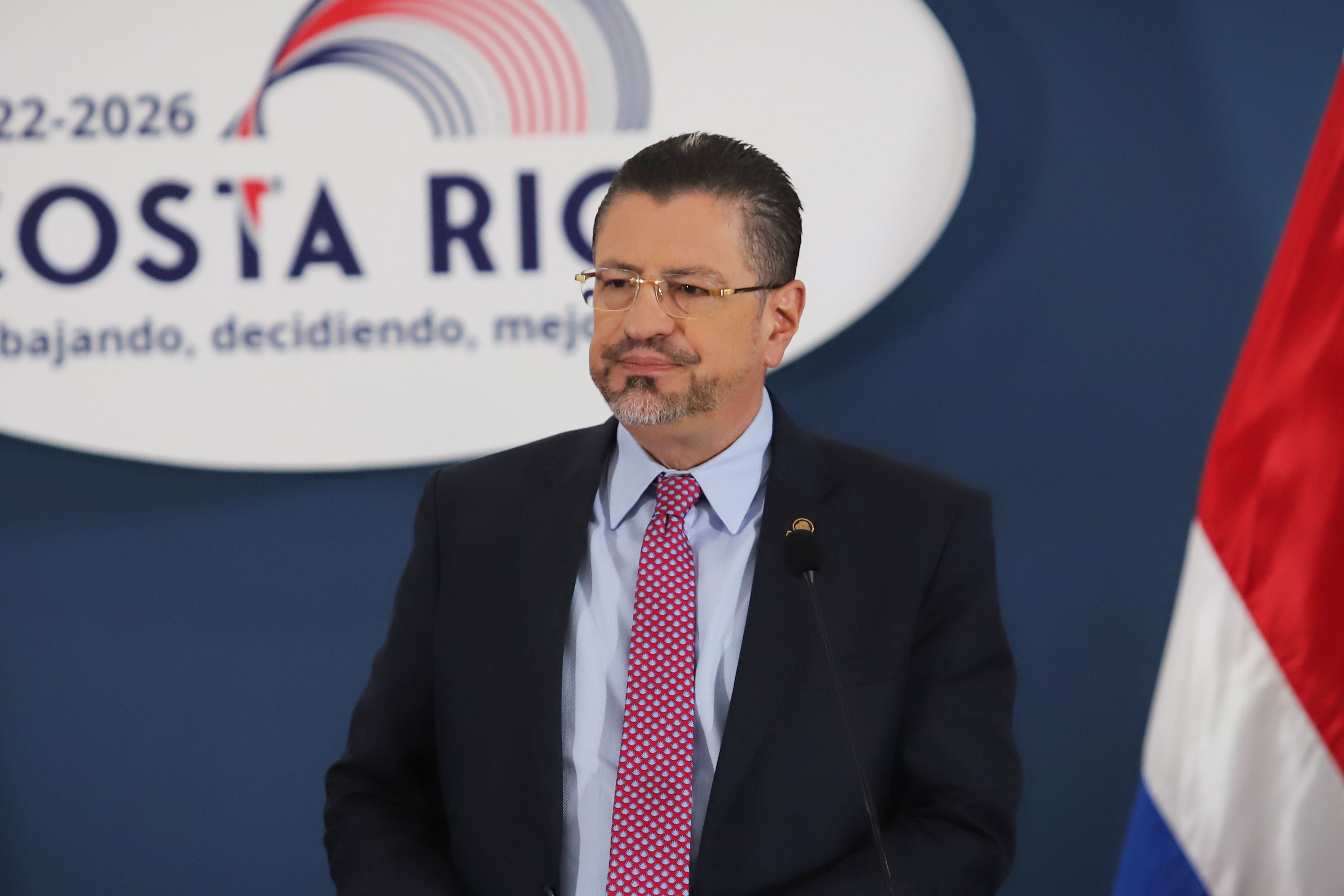 Rodrigo Chaves, presidente de la República, criticó al juez de Limón, Wílber Felipe Granados Monge.