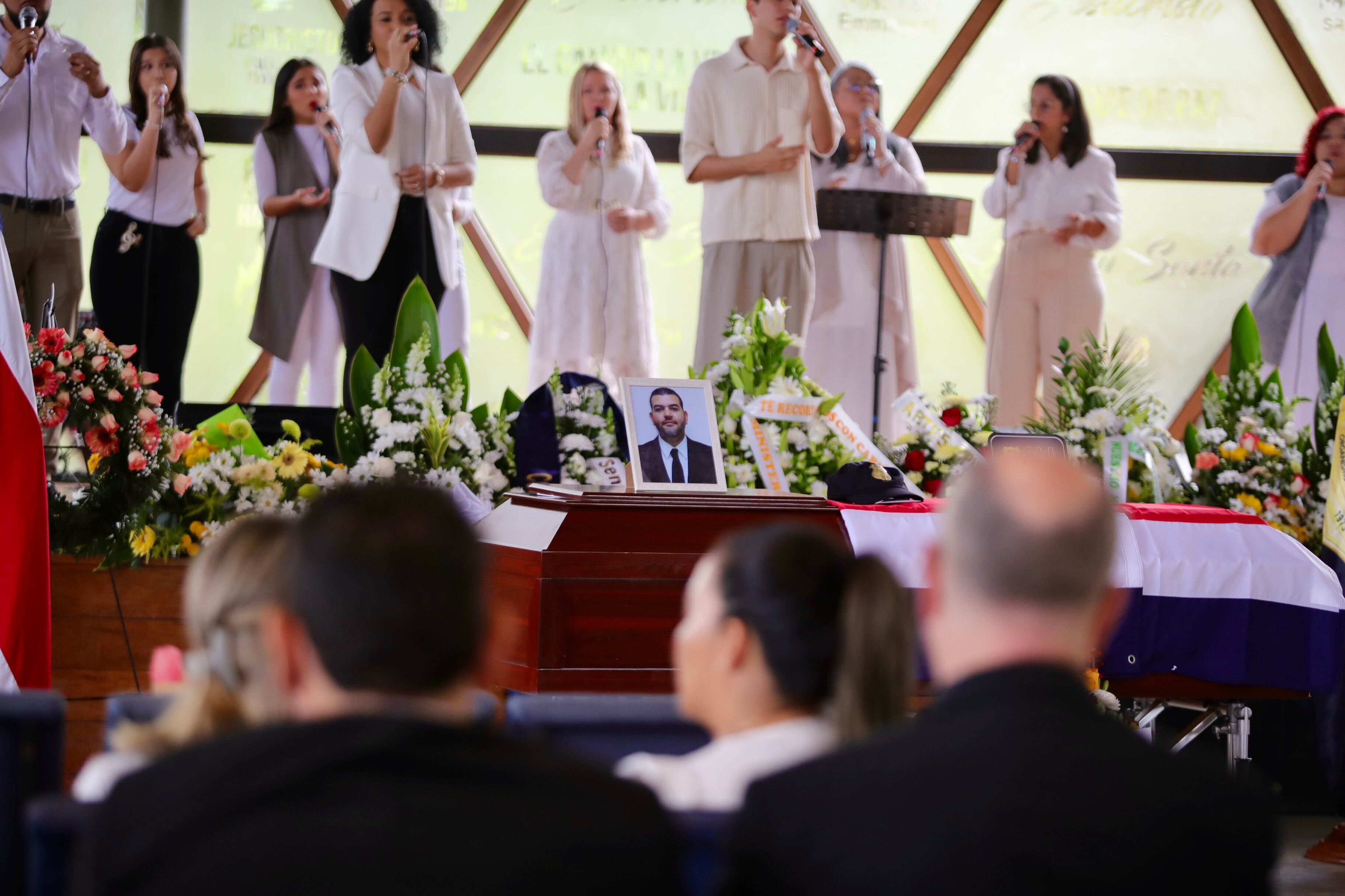 Funeral del agente del OIJ Geiner Zamora Hidalgo