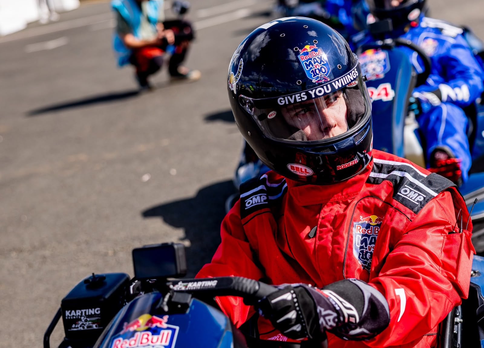 El costarricense Rodezel alcanzó la posición 51 en ‘Max vs. 100’, competencia de karting en la que se enfrentó a Max Verstappen.