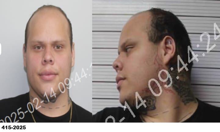 Fotografía policial de Jean Franco Segura Gómez, sospechoso de homicidio en Heredia, capturado en Nicaragua y extraditado a Costa Rica.