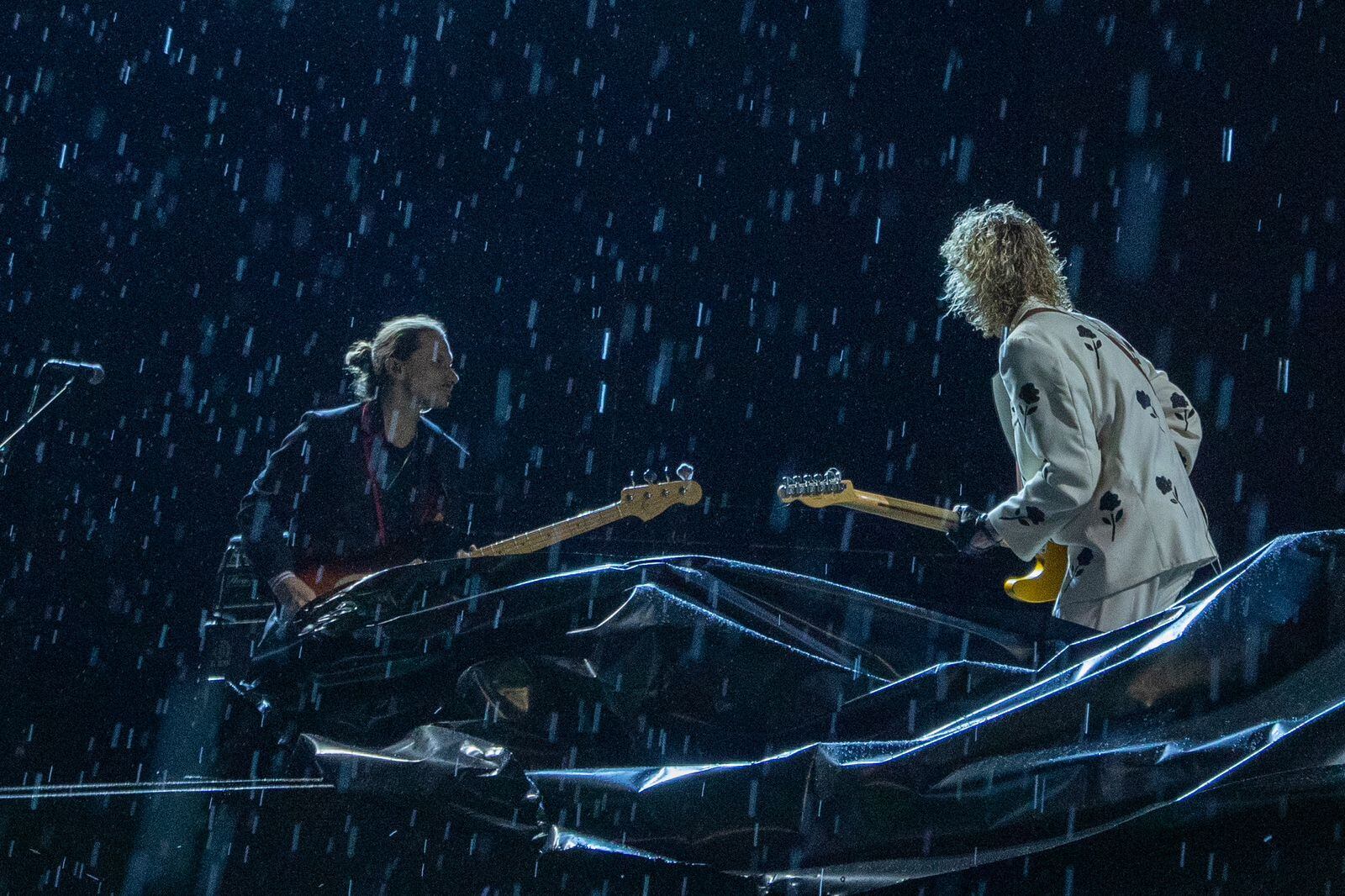 31/10/2023, San José, Estadio Nacional, concierto de los Red Hot Chili Peppers, primer grupo Telonero Saint Cecilia. Fotografía José Cordero