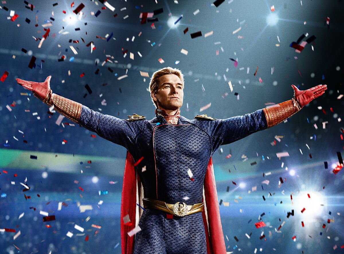 Antony Starr en su personaje de Homelander, de la serie 'The Boys', de Prime Video.