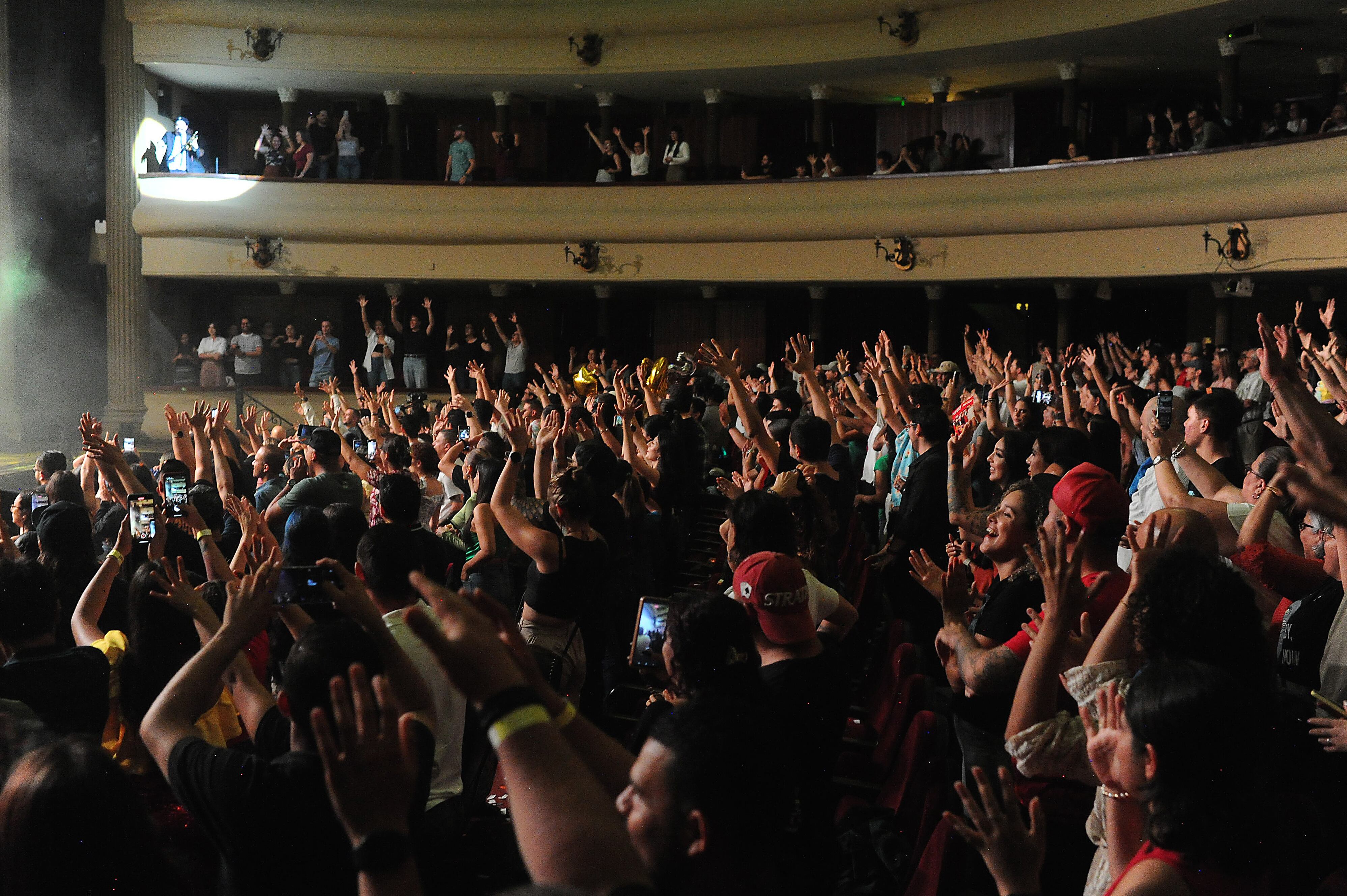 24\03\24 San José, Teatro Melico Salazar, La banda Percance decidió cerrar un ciclo después de 18 años de deleitar al público costarricense con una despedida en forma de conciertos que se dividió en dos fechas.Fotos: Jorge Navarro para La Nación.