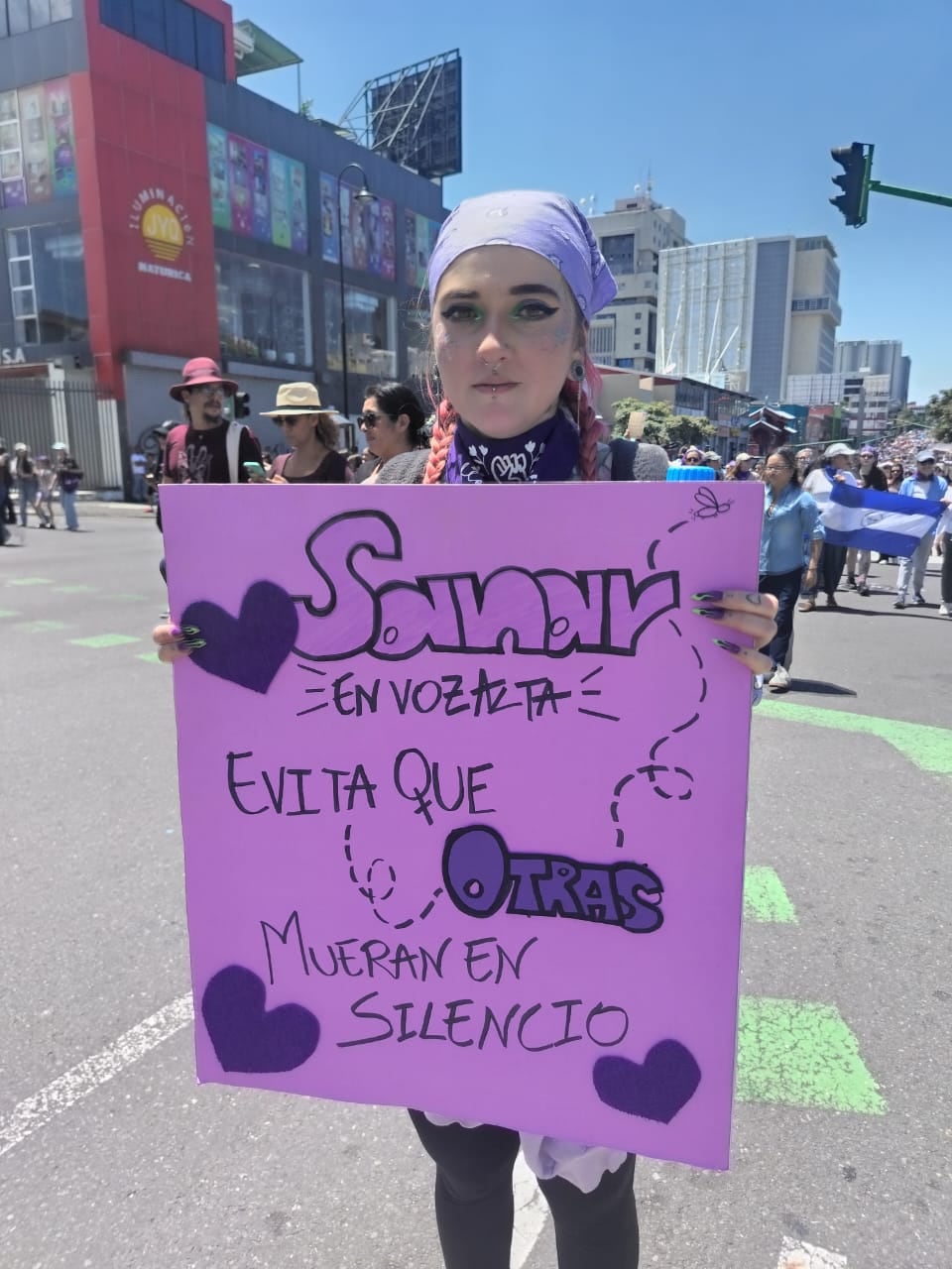 Marcha del 8 de marzo de 2026, San José Costa Rica