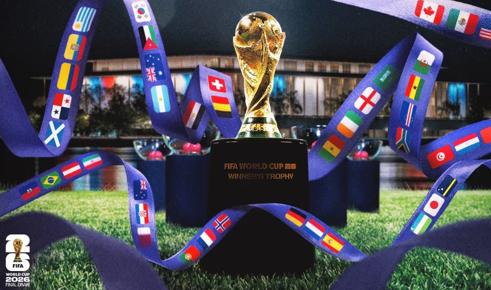 El sorteo del Mundial 2026 será el próximo 5 de diciembre en Washington.