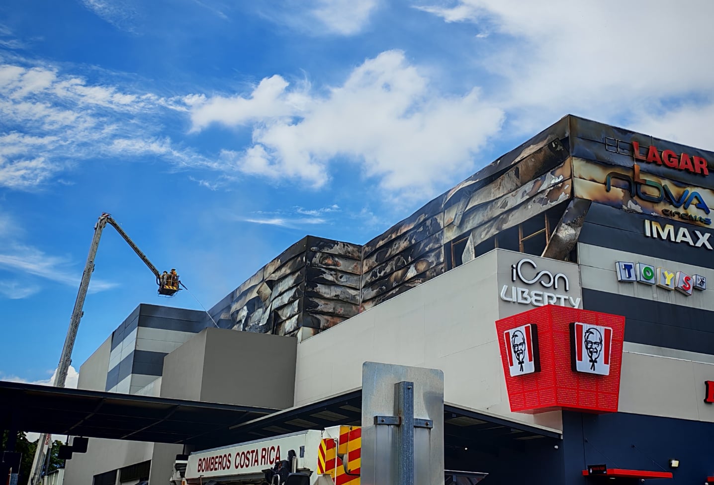 Incendio en Ciudad del Este