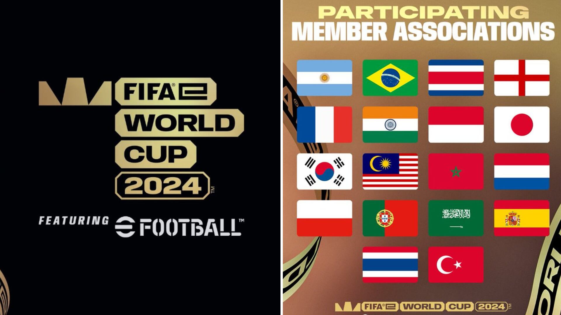 FIFA y Konami organizan dos ediciones de la Copa Mundial en eFootball, con eliminatorias ya en marcha y la participación de 18 países.