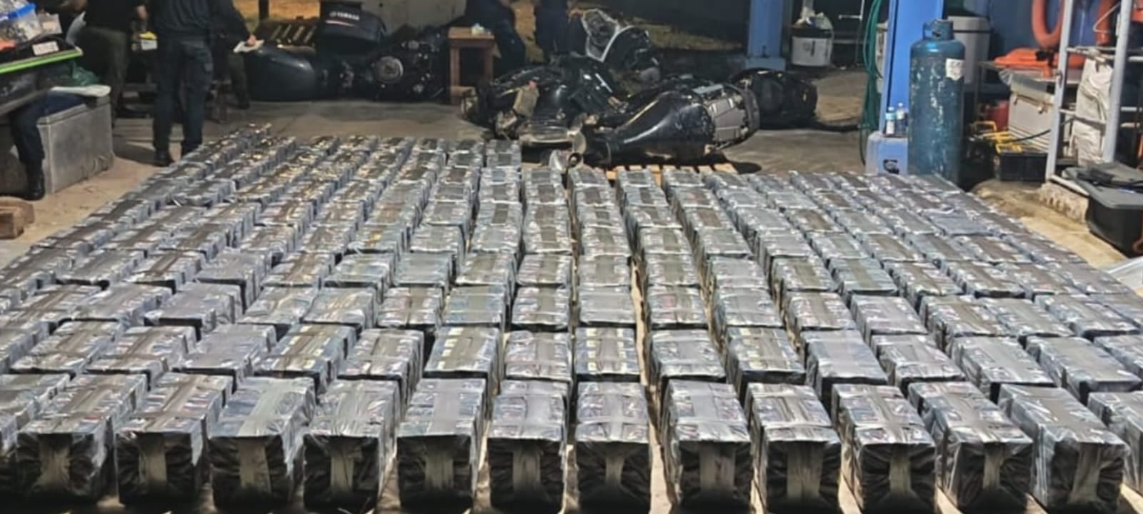 La mercancía quedó bajo custodia policial en el Pacífico Central.