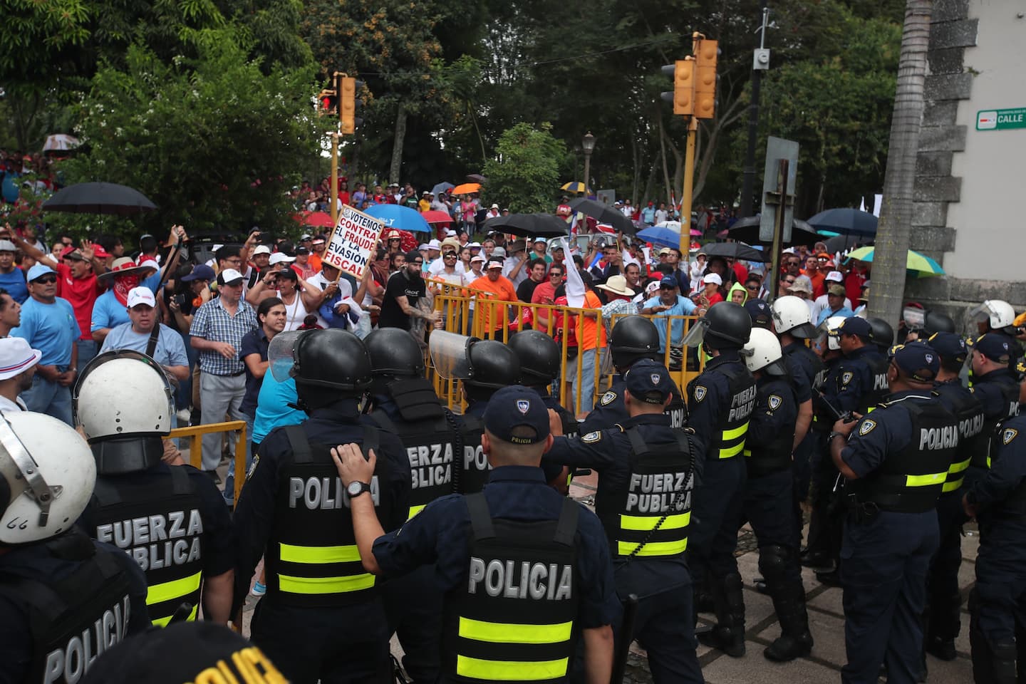 12/09/2018. San José. Miles de costarricenses se unieron a la huelga nacional por la no aprobación de la Reforma Fiscal. Fotografías: Graciela Solis