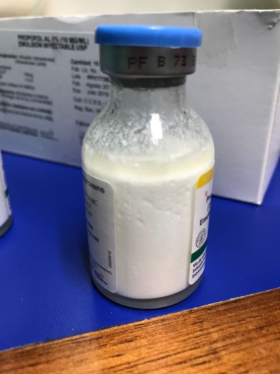 Propofol dañado